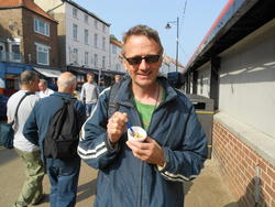 Eating cockles, Whitby