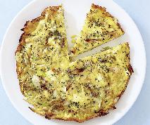 Leek and Goat Cheese Frittata