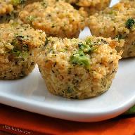 Broccoli Cheddar Quinoa bites